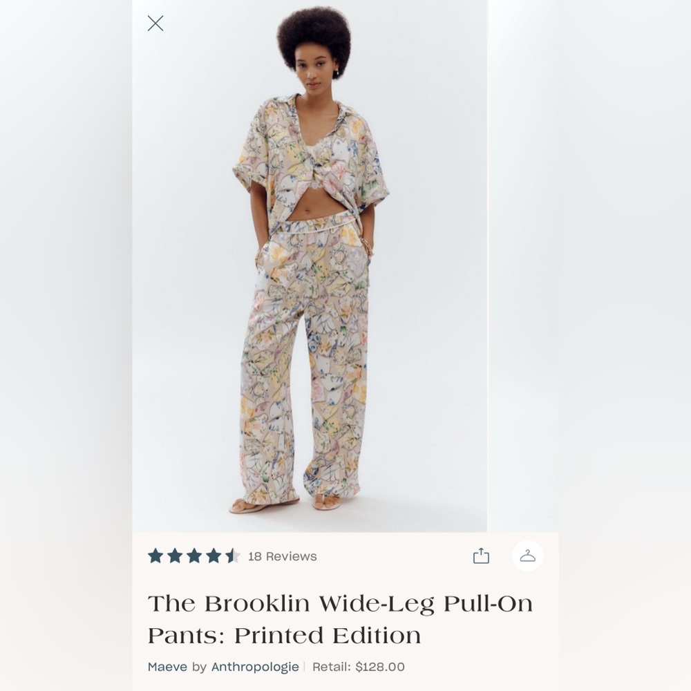 Colorful Abstract Print Two-Piece Set